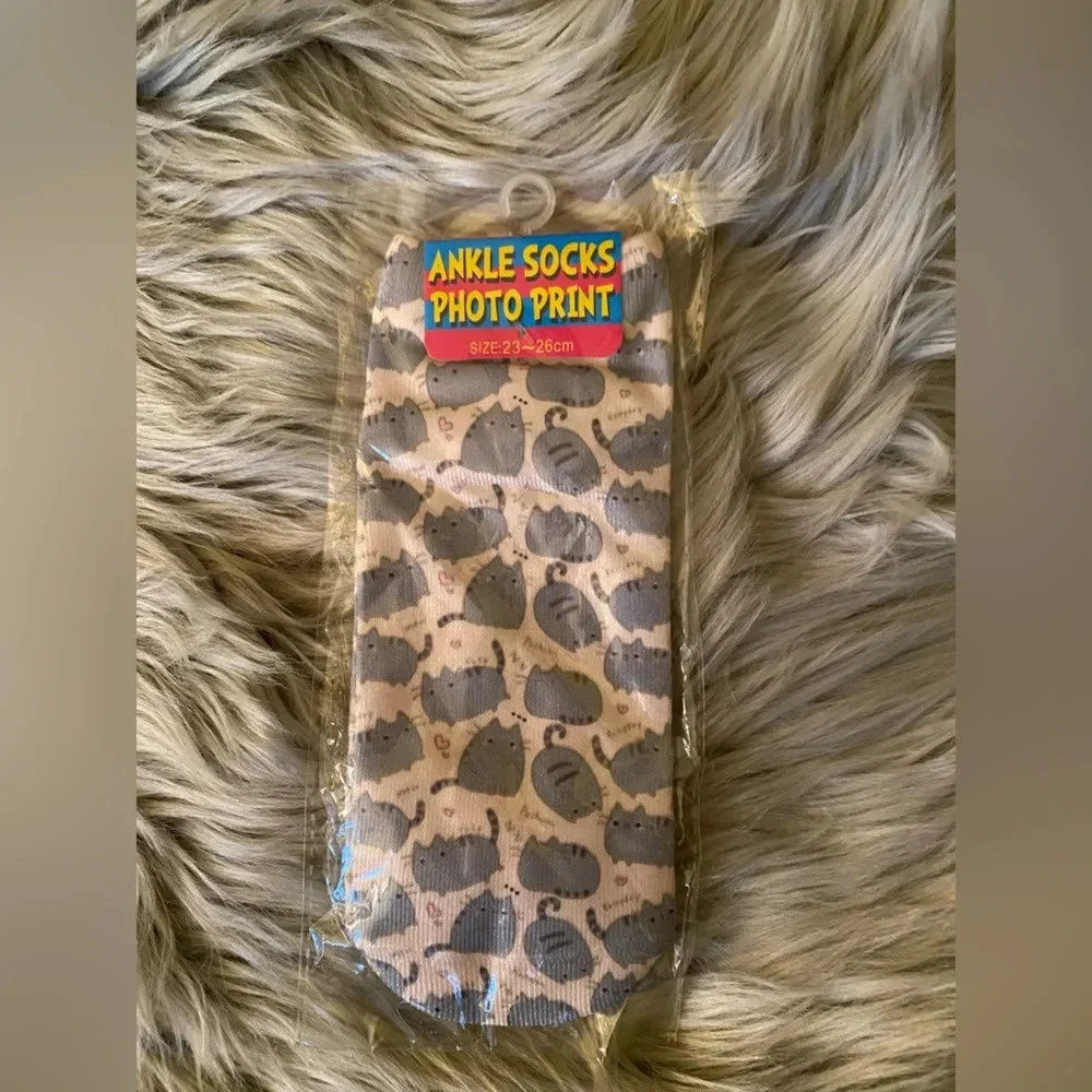 Cat ankle socks - Picture 1 of 4